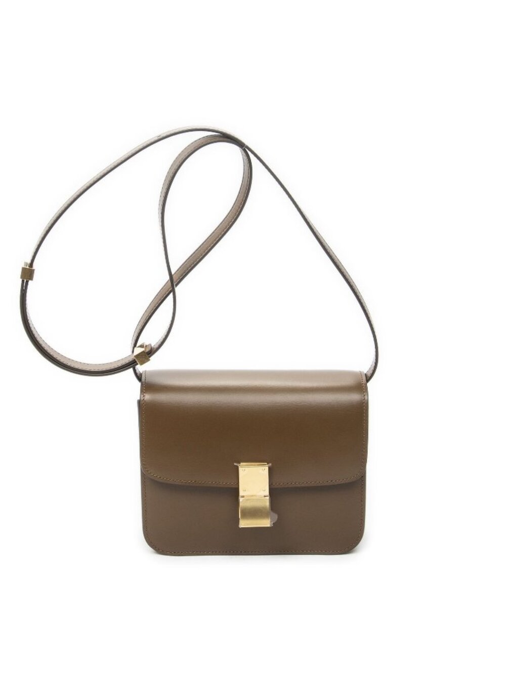 Celine Mini Classic Box Crossbody Brown Smooth Calfskin - Picture 1 of 10